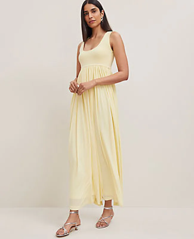 Ann Taylor Mixed Media Sweater Tank Dress sold by Ann Taylor