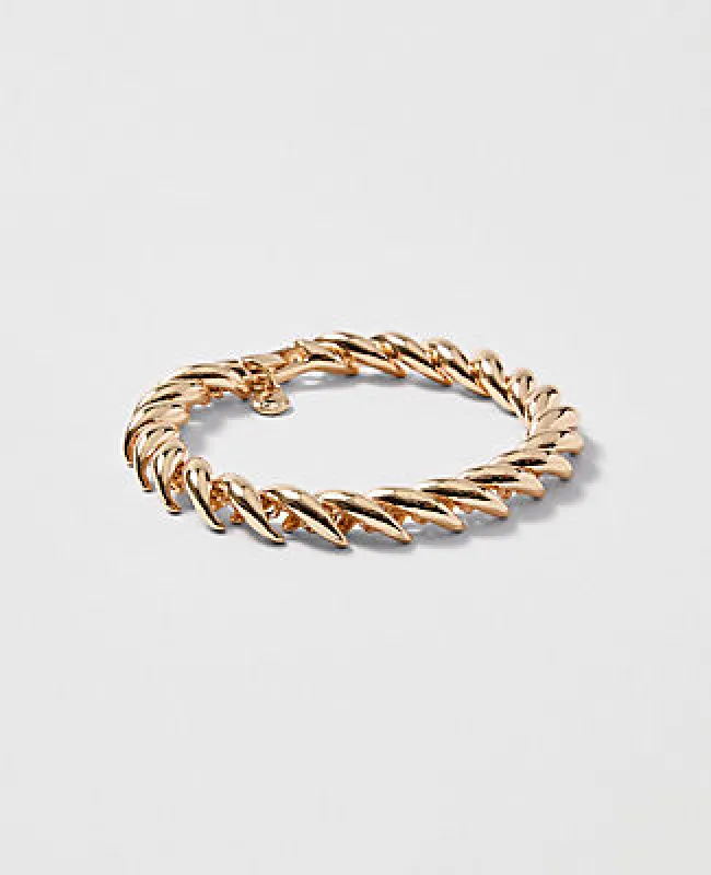 Ann Taylor Twisted Metal Link Bracelet sold by Ann Taylor