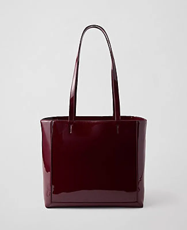 Ann Taylor Weekend Collection Patent Tote sold by Ann Taylor
