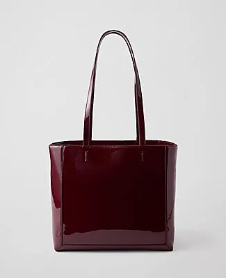 Ann Taylor Weekend Collection Patent Tote sold by Ann Taylor