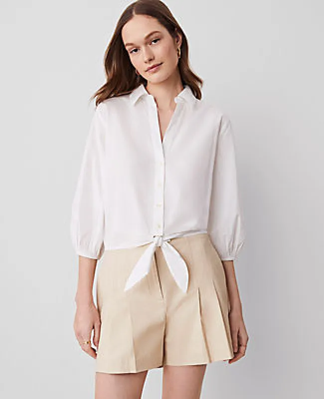 Ann Taylor Tie Waist Blouse sold by Ann Taylor