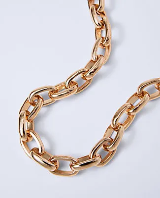 Ann Taylor Chunky Chain Link Necklace sold by Ann Taylor product image thumbnail 2