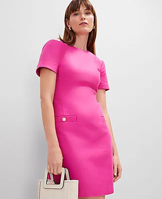 Ann Taylor Button Pocket Shift Dress sold by Ann Taylor