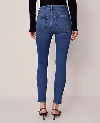 Ann Taylor Petite Mid Rise Skinny Jeans in Classic Wash — Curvy Fit sold by Ann Taylor product image thumbnail 2