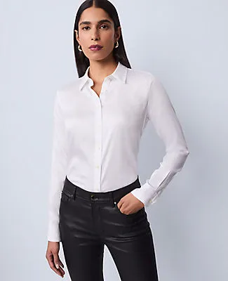 Ann Taylor Embellished Perfect Shirt sold by Ann Taylor product image thumbnail 3