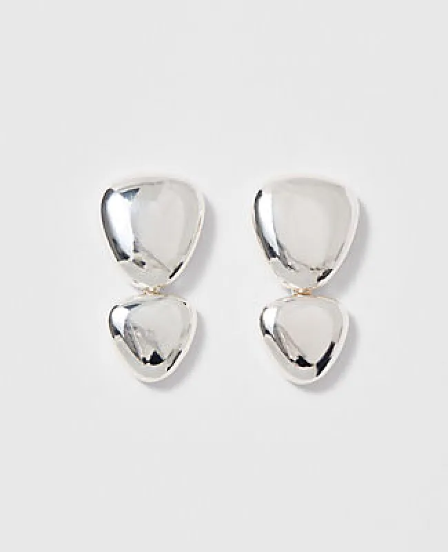 Ann Taylor Double Disc Drop Earrings sold by Ann Taylor