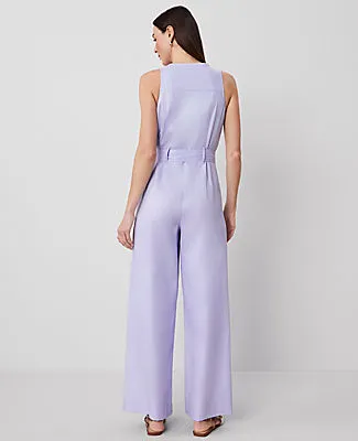 Ann Taylor Belted Sleeveless Jumpsuit sold by Ann Taylor product image thumbnail 2