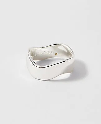 Ann Taylor Metal Wavy Ring sold by Ann Taylor