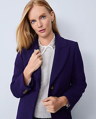 Ann Taylor Petite Belted Notch Collar Coat sold by Ann Taylor product image thumbnail 3