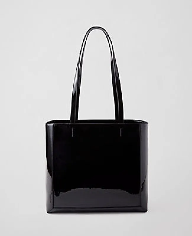 Ann Taylor Weekend Collection Patent Tote sold by Ann Taylor