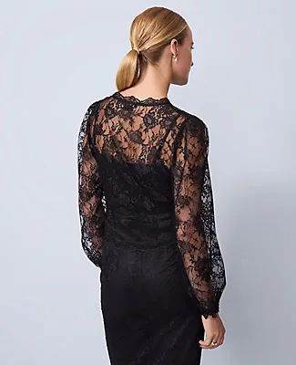 Ann Taylor Scalloped Lace Top sold by Ann Taylor product image thumbnail 2