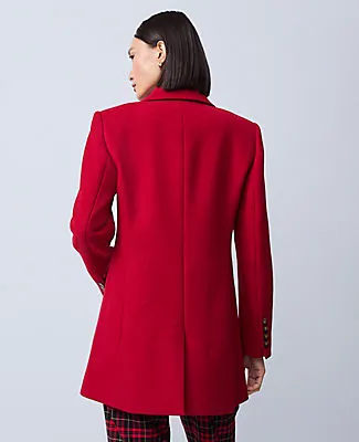 Ann Taylor Petite Fitted Double Breasted Coat sold by Ann Taylor product image thumbnail 2