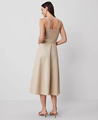 Ann Taylor Petite Mixed Media Sweater Dress sold by Ann Taylor product image thumbnail 3