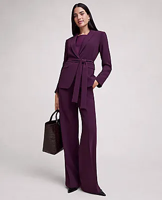 Ann Taylor The Petite Wide-Leg Pant in Fluid Crepe sold by Ann Taylor product image thumbnail 5