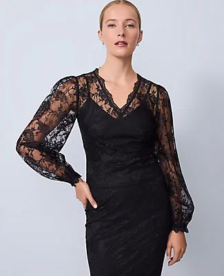 Ann Taylor Scalloped Lace Top sold by Ann Taylor