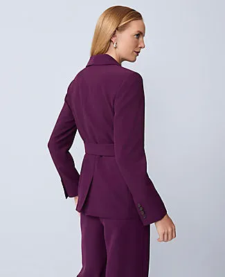 Ann Taylor The Petite Belted Shawl Collar Blazer sold by Ann Taylor product image thumbnail 2