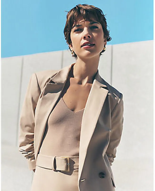 Ann Taylor The Crosby Blazer in Doubleweave sold by Ann Taylor