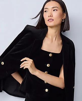 Ann Taylor Velvet Square Neck Vest sold by Ann Taylor product image thumbnail 3