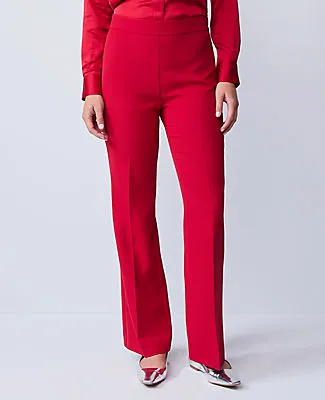 Ann Taylor The Flare Trouser in Fluid Crepe — Curvy Fit sold by Ann Taylor