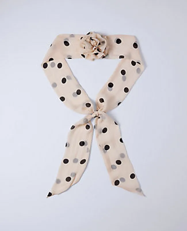 Ann Taylor Rosette Scarf sold by Ann Taylor