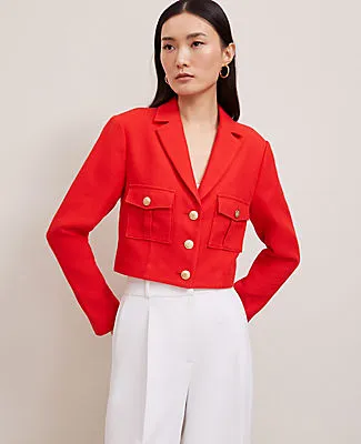 Ann Taylor Blazer Jacket in Pique sold by Ann Taylor product image thumbnail 3