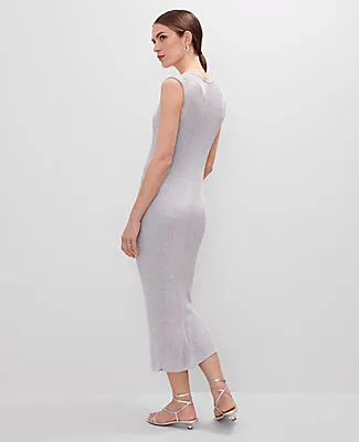 Ann Taylor Petite Scoop Neck Metallic Dress sold by Ann Taylor product image thumbnail 2