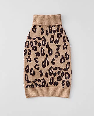 Ann Taylor Weekend Collection Animal Print Dog Sweater sold by Ann Taylor