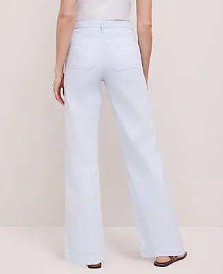Ann Taylor The Patch Pocket Wide-Leg Jean sold by Ann Taylor product image thumbnail 3
