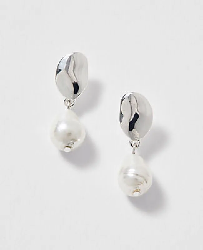 Ann Taylor Mini Pearlized Drop Earrings sold by Ann Taylor
