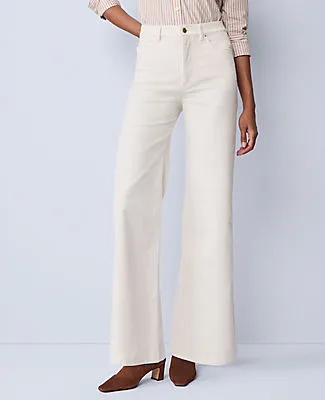 Ann Taylor Petite Weekend Collection Wide-Leg Corduroy Pant sold by Ann Taylor product image thumbnail 2