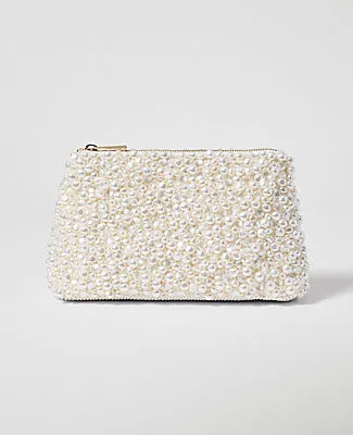 Ann Taylor Pearlized Clutch sold by Ann Taylor