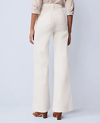 Ann Taylor Petite Weekend Collection Wide-Leg Corduroy Pant sold by Ann Taylor product image thumbnail 3