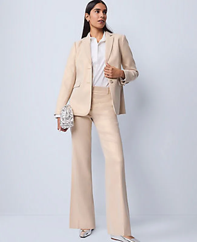 Ann Taylor The Petite Jayne Trouser in Metallic Jacquard sold by Ann Taylor