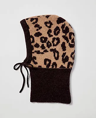 Ann Taylor Weekend Collection Animal Print Balaclava sold by Ann Taylor