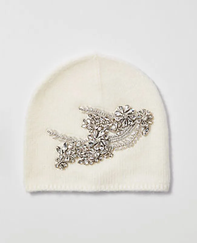 Ann Taylor Crystal Embelished Hat sold by Ann Taylor
