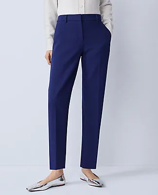 Ann Taylor The Petite Eva Ankle Pant in Doubleweave — Curvy Fit sold by Ann Taylor