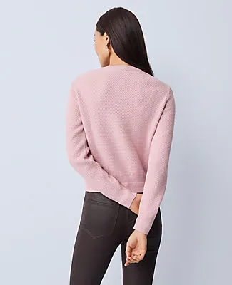 Ann Taylor Textured Cardigan sold by Ann Taylor product image thumbnail 2
