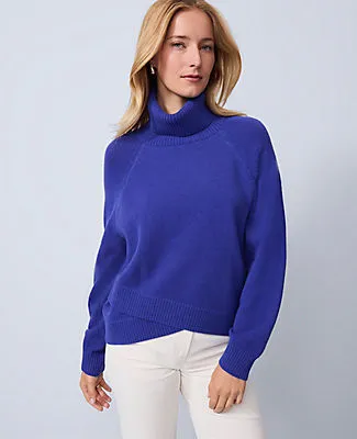 Ann Taylor Crossover Turtleneck Sweater sold by Ann Taylor