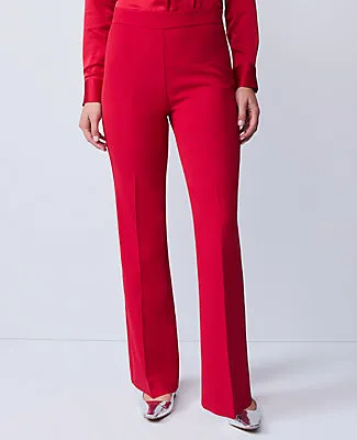 Ann Taylor The Petite Flare Trouser in Fluid Crepe sold by Ann Taylor product image thumbnail 2