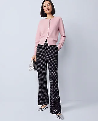 Ann Taylor The Petite Dotted Jayne Trouser sold by Ann Taylor product image thumbnail 4