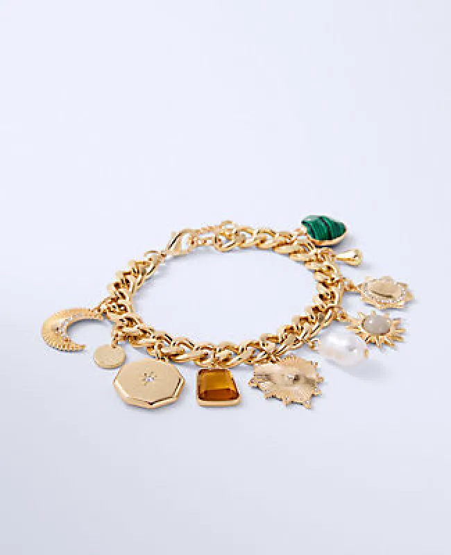 Ann Taylor Charm Bracelet sold by Ann Taylor