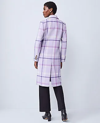 Ann Taylor Petite Plaid Chesterfield Coat sold by Ann Taylor product image thumbnail 2