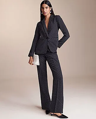 Ann Taylor The Petite Dotted Jayne Trouser sold by Ann Taylor product image thumbnail 5