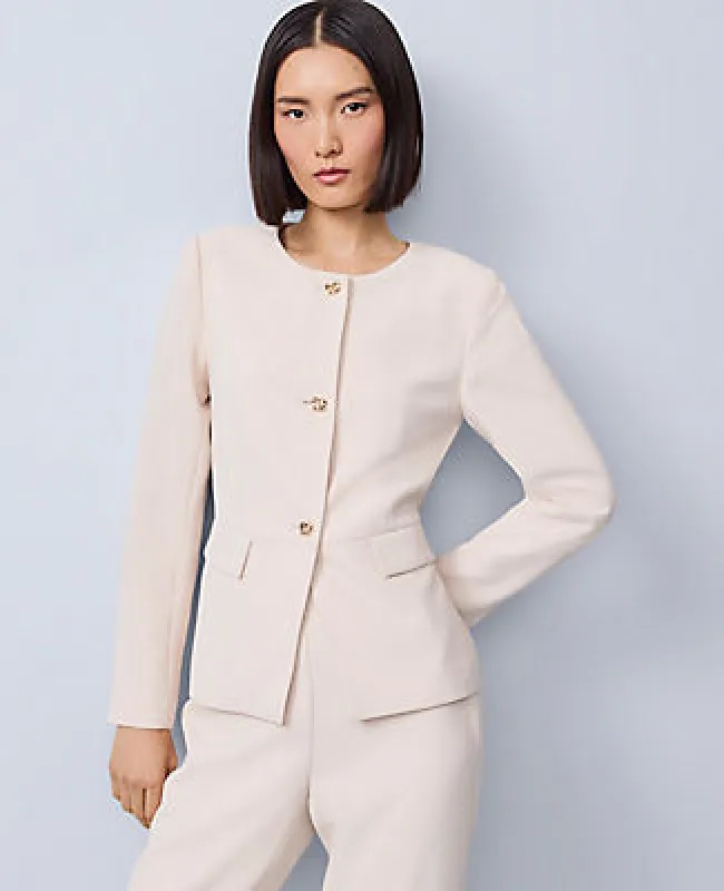 Ann Taylor Petite Split Hem Jacket sold by Ann Taylor