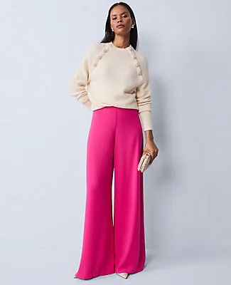 Ann Taylor The Petite Statement Palazzo Pant sold by Ann Taylor product image thumbnail 4
