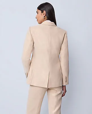 Ann Taylor The Petite Greenwich Blazer in Metallic Jacquard sold by Ann Taylor product image thumbnail 2
