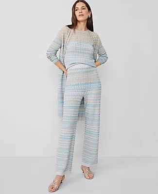 Ann Taylor The Pull-On Wide-Leg Sweater Pant sold by Ann Taylor