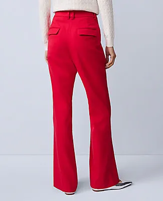 Ann Taylor The Petite Slim Flare Trouser in Bi-Stretch sold by Ann Taylor product image thumbnail 3