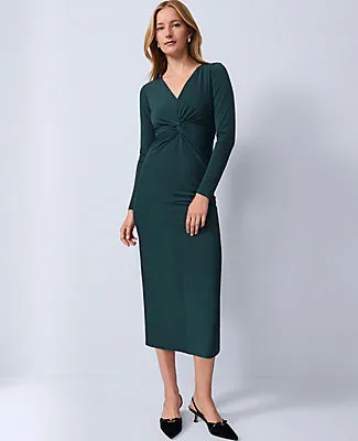 Ann Taylor V-Neck Knit Sheath Dress sold by Ann Taylor