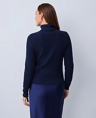 Ann Taylor Cashmere Ribbed Turtleneck Sweater sold by Ann Taylor product image thumbnail 2